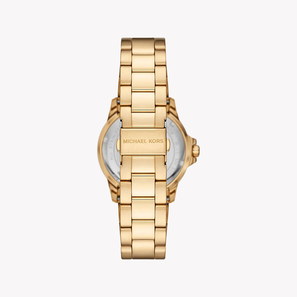 MICHAEL KORS MK9078 - BOLD SOPHISTICATION UNISEX TIMEPIECE WITH GOLD STAINLESS STEEL AND BLACK DIAL-i-Watch-3