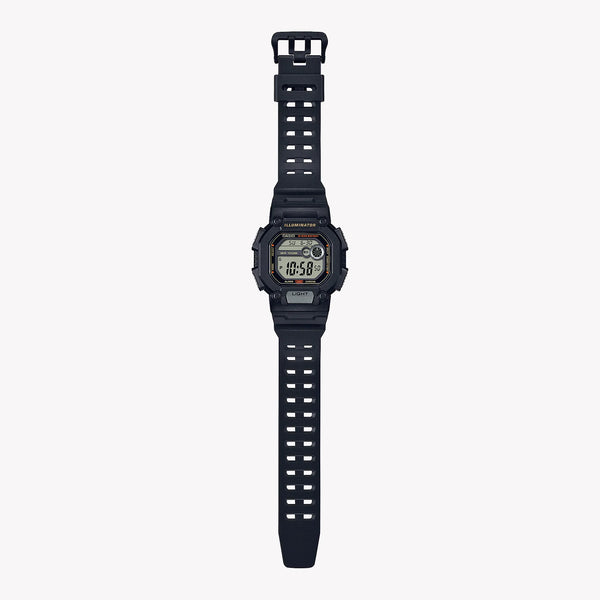 Casio Men's Black Resin Watch, Digital Display | W-737hx-1avdf by i-watch