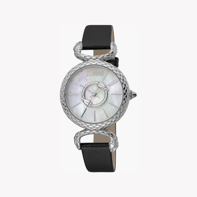 Just Cavalli Women's Leather Watch, White Dial | Jc1l148l0015 by i-watch