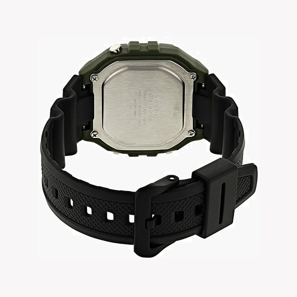 CASIO W-218H-3AV ADVENTURE TIME - SPORTY DIGITAL WATCH FOR MEN WITH GREEN CASE AND BLACK BAND-i-Watch-4