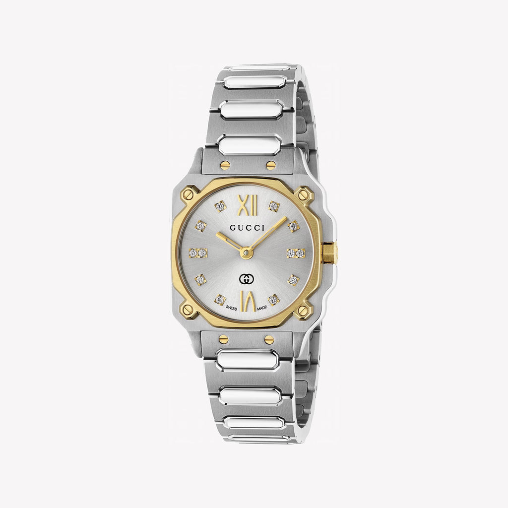 GUCCI YA166503: Bold Sophistication in Silver Elegance-i-Watch