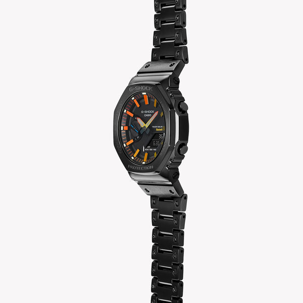 Casio Men's Black Stainless Steel Watch, Black Dial | Gm-B2100bpc-1aer by i-watch