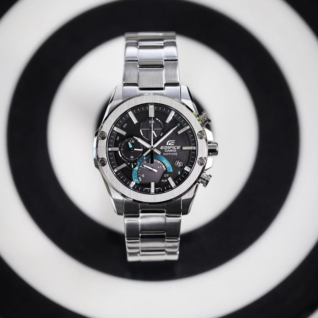 CASIO EDIFICE EQB-1000D-1ADR - RUGGED ELEGANCE MEN'S SMART WATCH with Bluetooth and Water Resistance-i-Watch-4