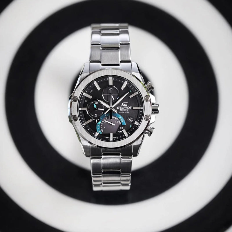 Casio Edifice Eqb-1000d-1adr - Rugged Elegance Men's Smart Watch With Bluetooth And Water Resistance by i-watch