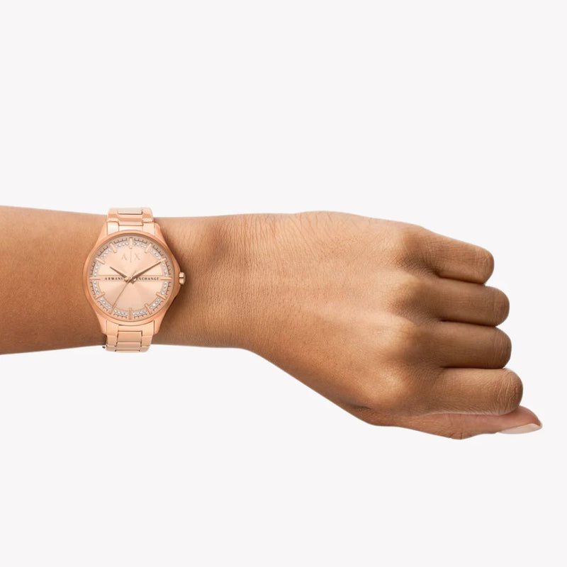 ARMANI EXCHANGE AX5264 ROSE GOLD ELEGANCE - SOPHISTICATED WOMEN'S TIMEPIECE-i-Watch-4