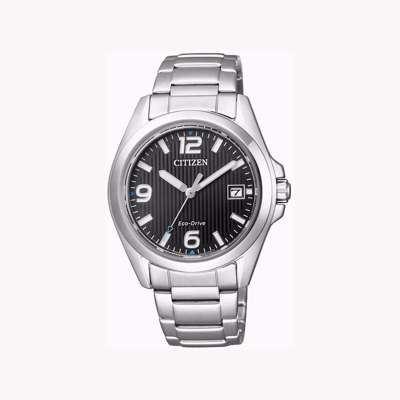 Citizen Fe6030-52e Modern Elegance - Stylish Eco-Drive Timepiece For Women With Silver Band & Black Dial by i-watch