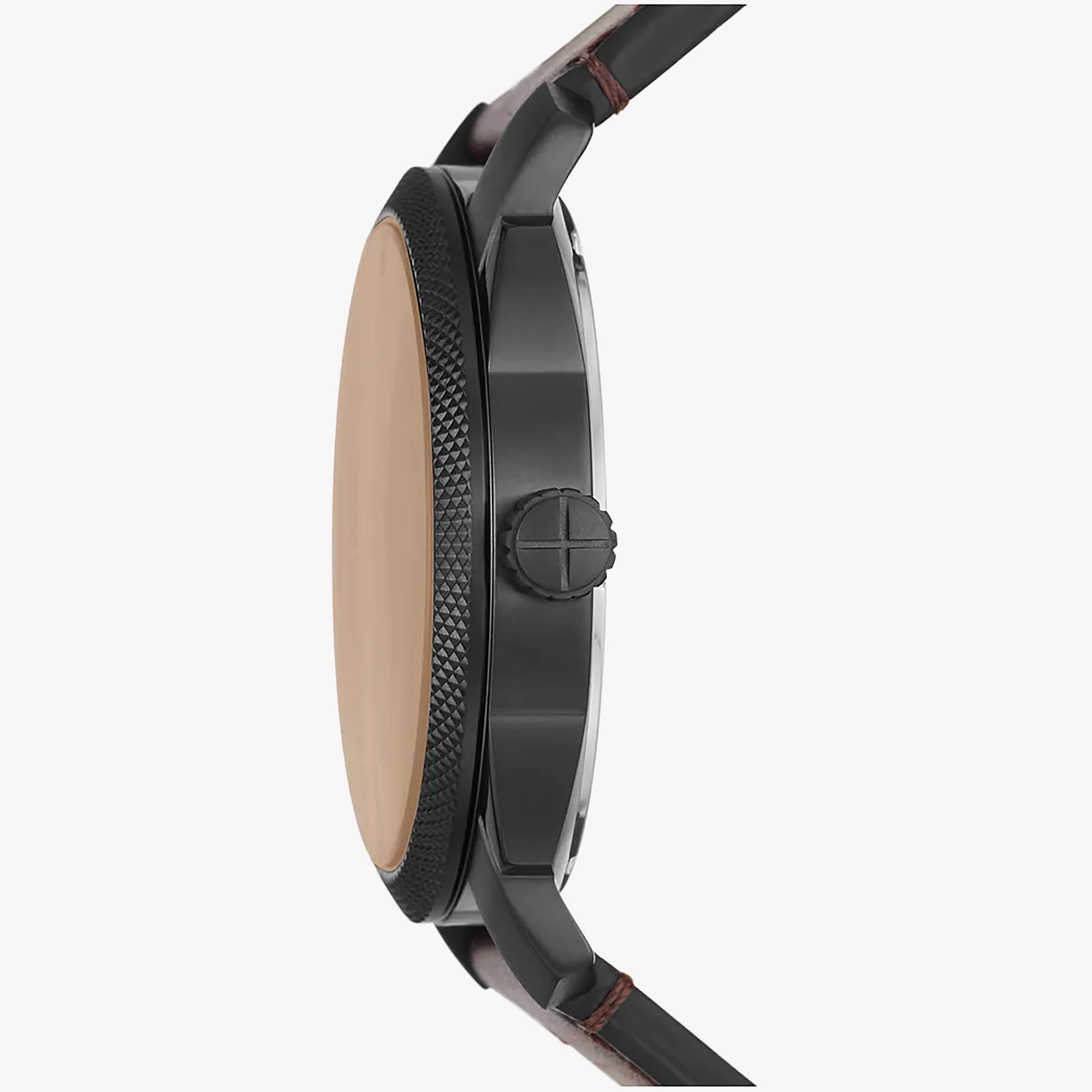 FOSSIL FS5901 - MODERN ELEGANCE MEN'S WATCH WITH BLACK DIAL & BROWN LEATHER STRAP-i-Watch-3
