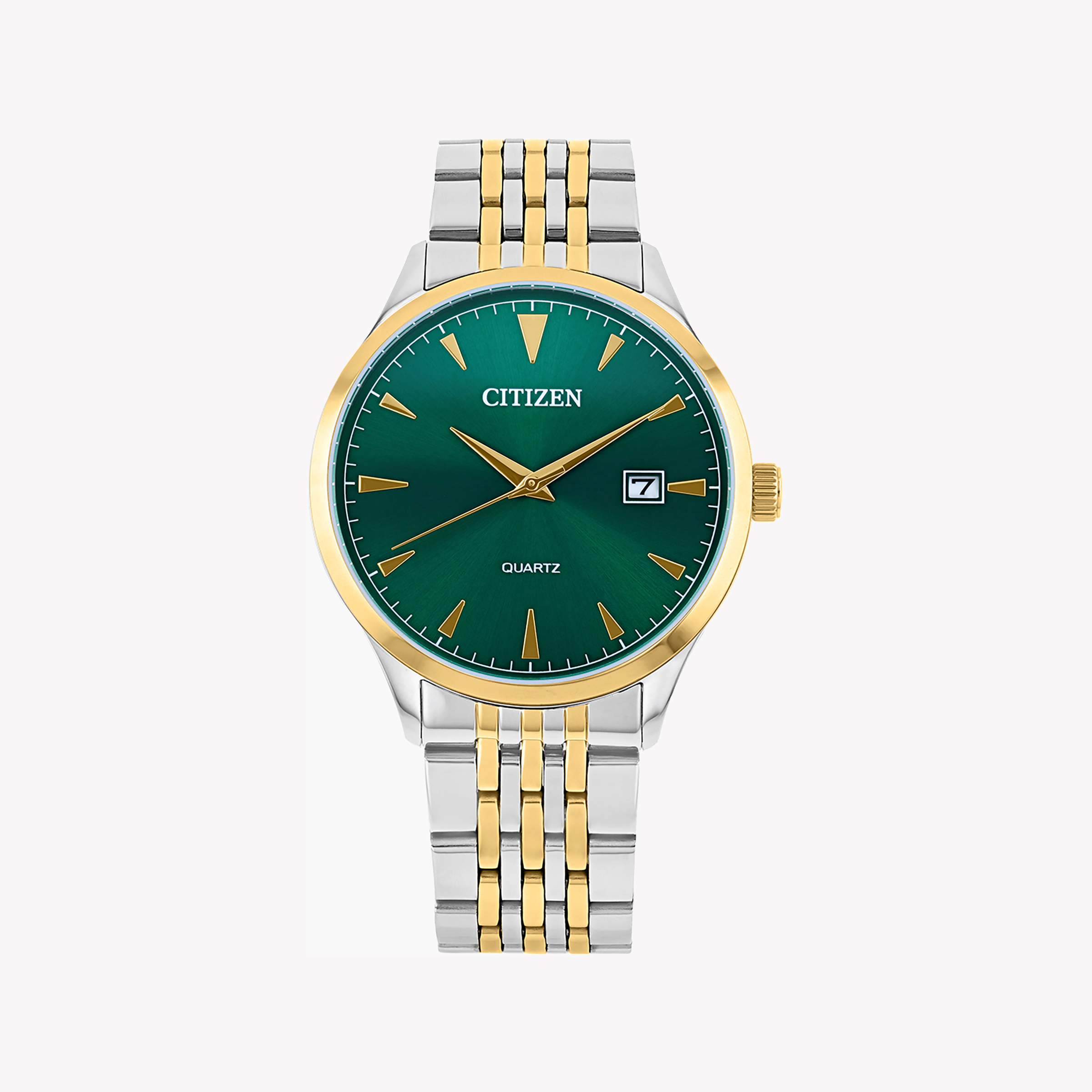 CITIZEN DZ0064-52X - BOLD GOLD & GREEN TIMEPIECE FOR THE MODERN MAN