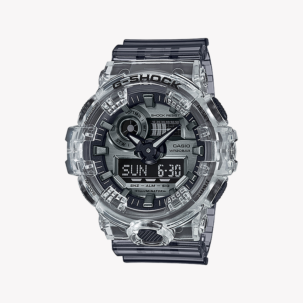 CASIO G-SHOCK GA-700SK-1ADR SPORTY GRAY STYLE - MEN'S RUGGED TIMEPIECE