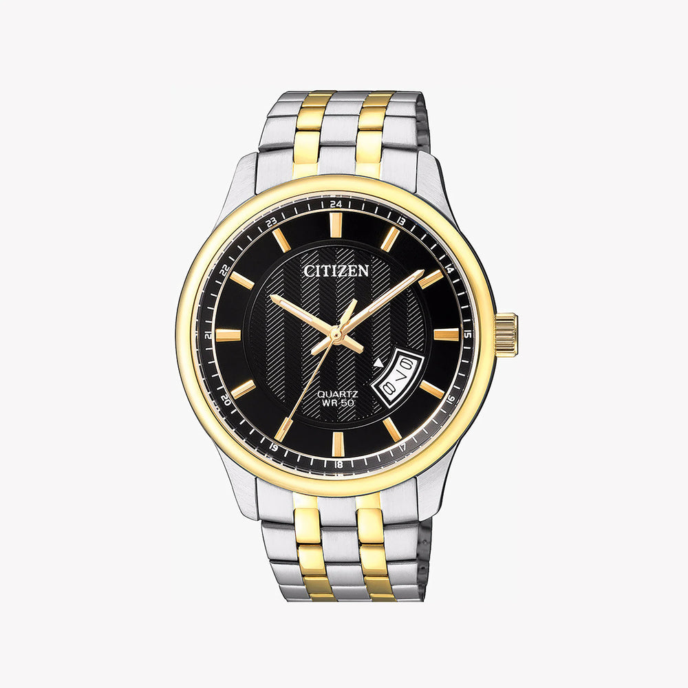 Citizen Men's Gold Watch, Black Dial | Bi1054-80e by i-watch