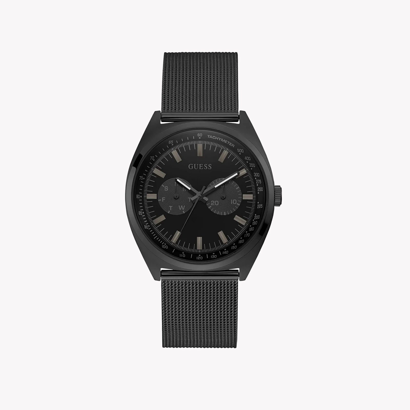 Guess Men's Black Stainless Steel Watch, Black Dial | Gw0336g3 by i-watch