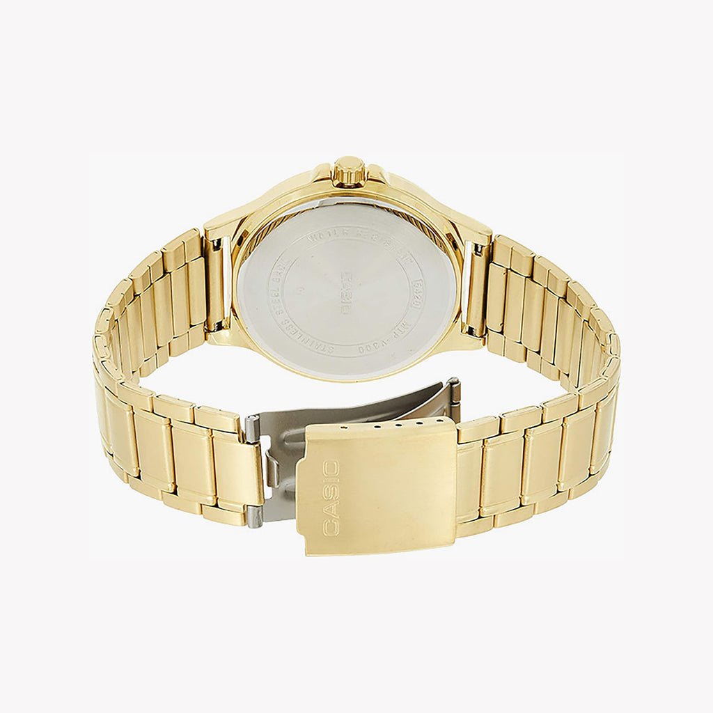 CASIO MTP-V300G-1AUDF ELEGANT TIMEPIECE - SOPHISTICATED GOLD & BLACK MEN'S WATCH-i-Watch-2