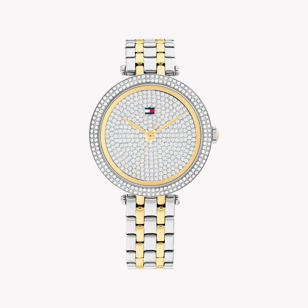 Tommy Hilfiger Women's Silver & Gold Watch, 34 mm Case | 1782760 by i-watch
