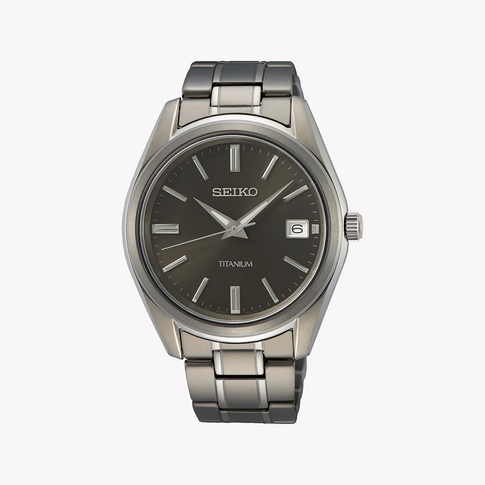 Seiko Men's Grey Stainless Steel Watch, Black Dial | Sur375p1 by i-watch