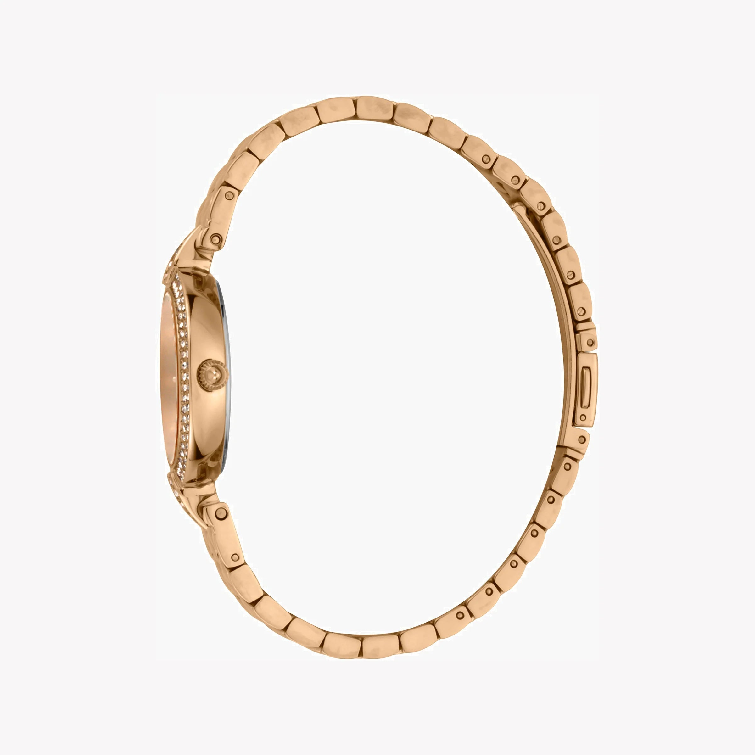 JUST CAVALLI Women's Watch with Rose Gold Stainless Steel Case and Rose Gold Stainless Steel Band