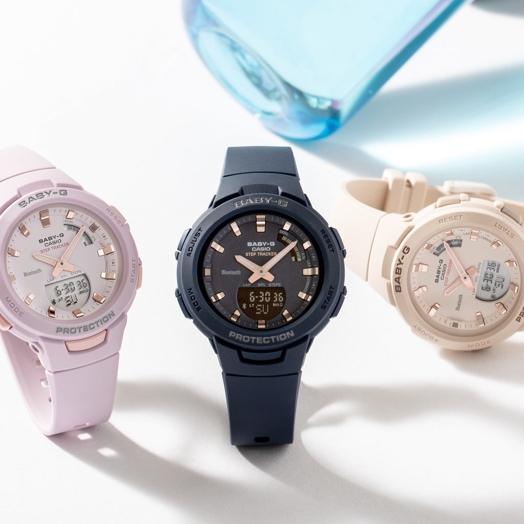 BSA-B100-4A2DR BABY-G - PINK POWER PLAY Women's Sporty Chic Watch for Active Adventures-i-Watch-3