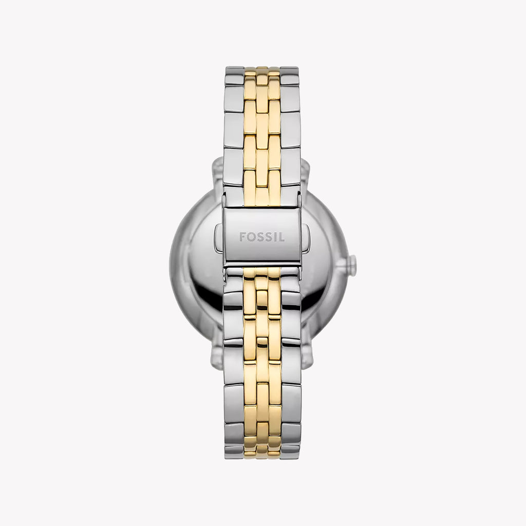 FOSSIL Women's Watch with Silver Stainless Steel Case and Silver / Gold Stainless Steel Band-i-Watch-3