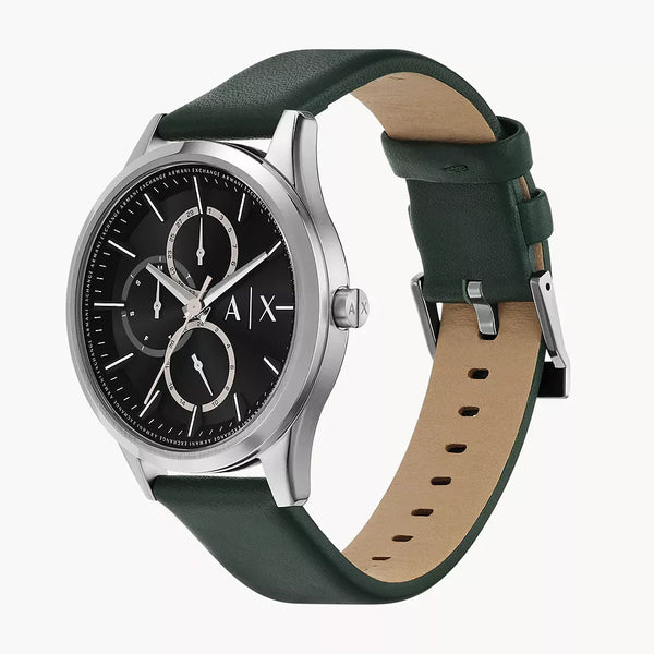 Armani Exchange Women's Green Leather Watch, Black Dial | Ax1883 by i-watch