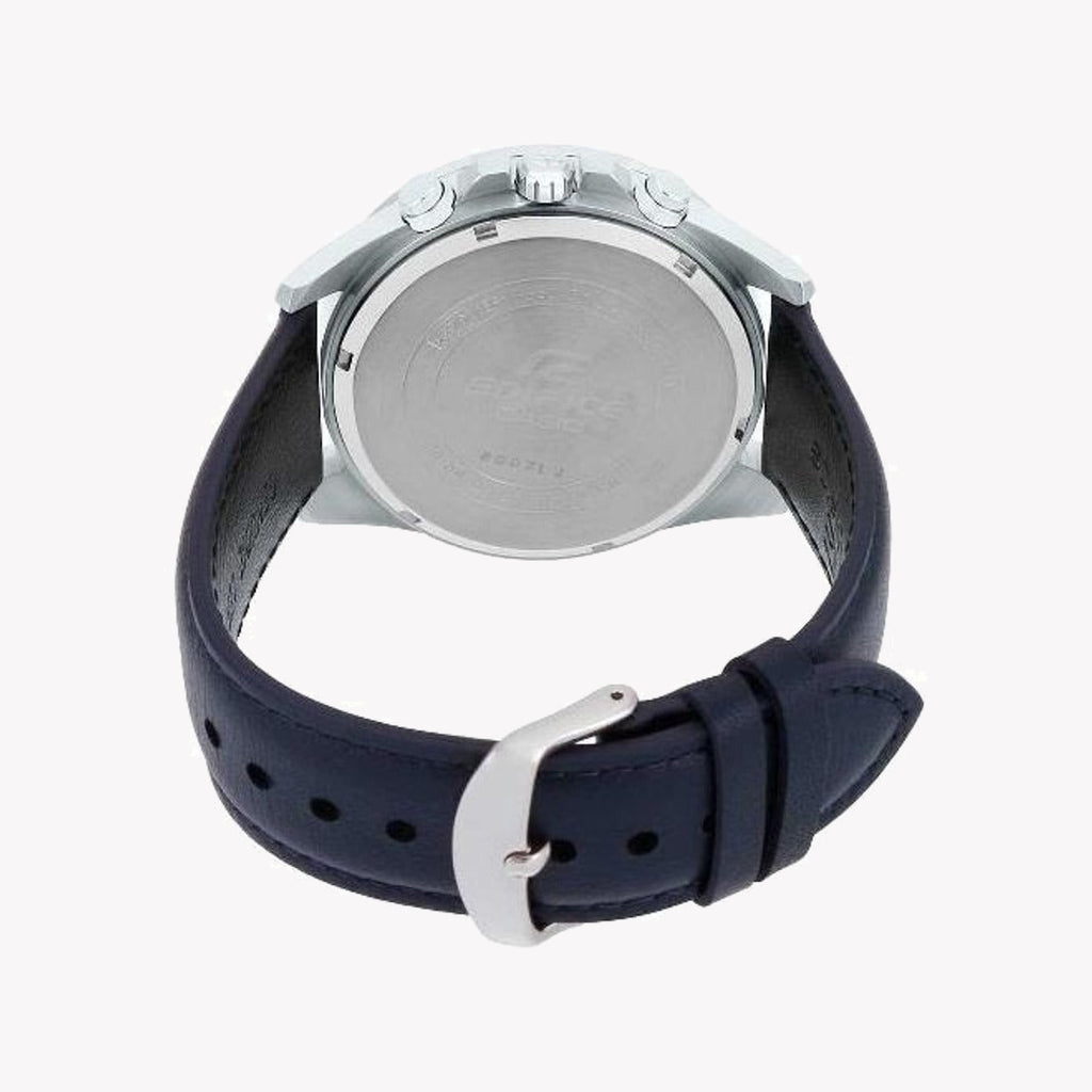 CASIO EDIFICE EFV-550L-2AVUDF - DYNAMIC BLUE SPORT LUXE Men's Watch with Leather Band and Precision Timekeeping-i-Watch-2
