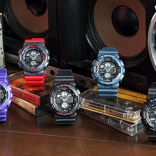 Casio G-SHOCK GA-140-1A1ER - Bold Black Resin Watch-i-Watch-4