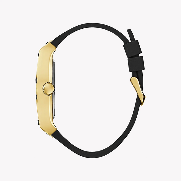 Guess Men's Gold Stainless Steel, Black Rubber | Gw0500g1 by i-watch