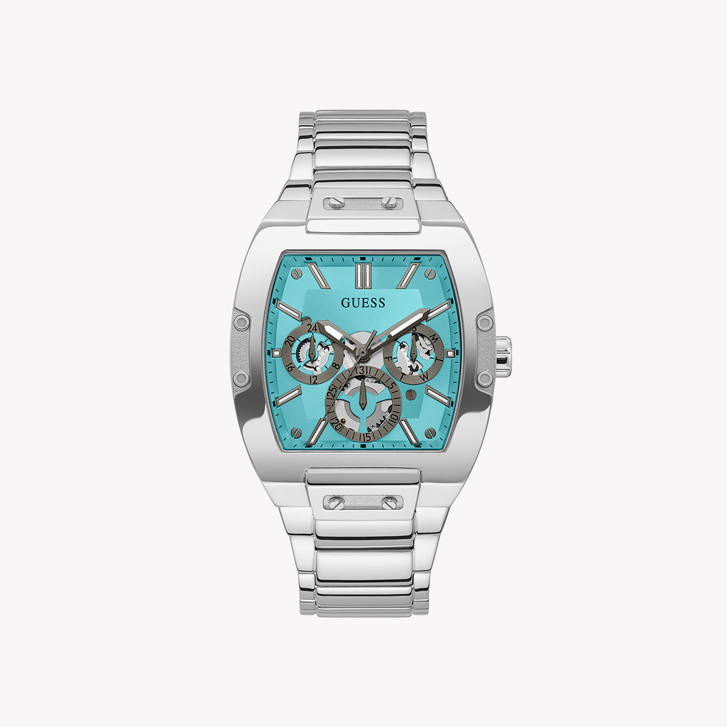 GUESS GW0456G4 TURQUOISE GLAM - ELEGANT WOMEN'S TIMEPIECE WITH STAINLESS STEEL BAND