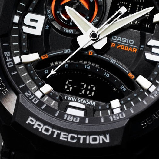 CASIO G-SHOCK GA-1000-1A ADVENTURE READY - ساعة رجالية أنيقة متعددة الوظائف