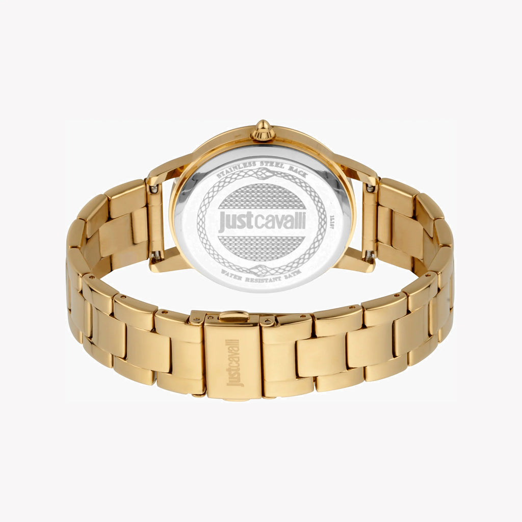 JUST CAVALLI Women's Watch with Gold Metal Case and Gold Stainless Steel Band-i-Watch-3