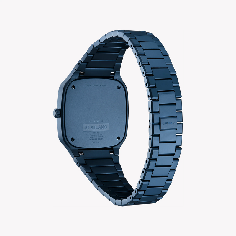 D1 MILANO Unisex Blue Stainless Steel Watch, Blue Dial | D1-SQBJ09 by i-watch