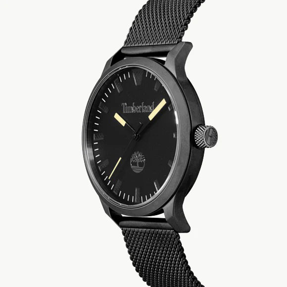 Timberland Men's Black Stainless Steel Watch, Black Dial | Tbl15420jsb02mm by i-watch