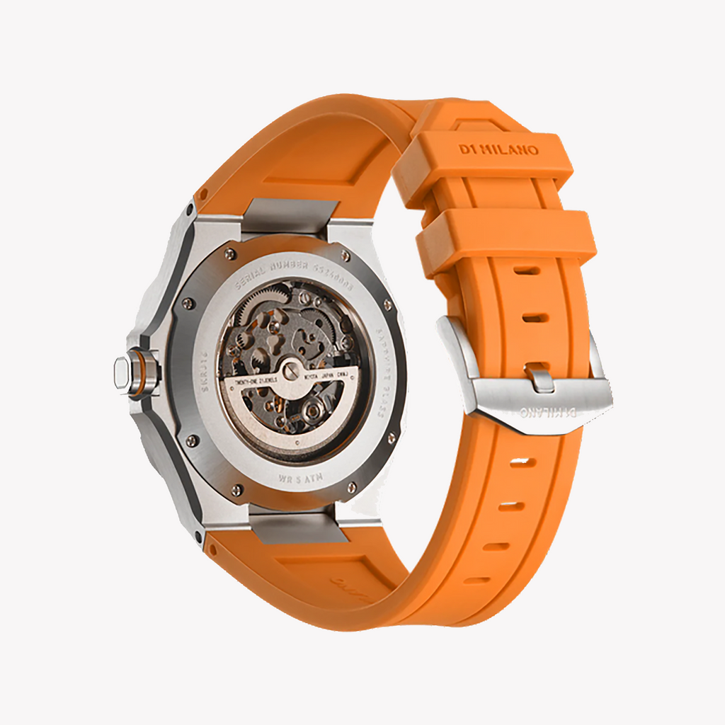 D1 MILANO D1-SKRJ16 Men's Watch - Stylish Orange Silicone Band-i-Watch-3