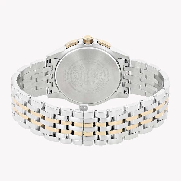 Citizen At8116-65e - Elegance Unleashed: Men's Eco-Drive Timepiece In Silver & Rose Gold by i-watch