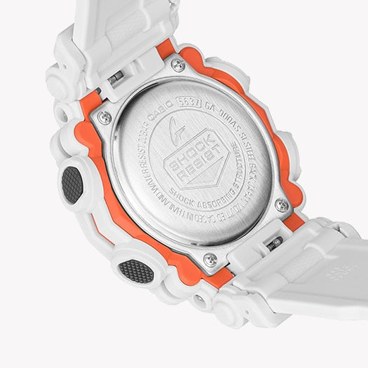 Casio G-Shock Ga-900as-7adr Tough & Sporty - Adventure-Ready Men's Watch With Striking White Design And Durable Features