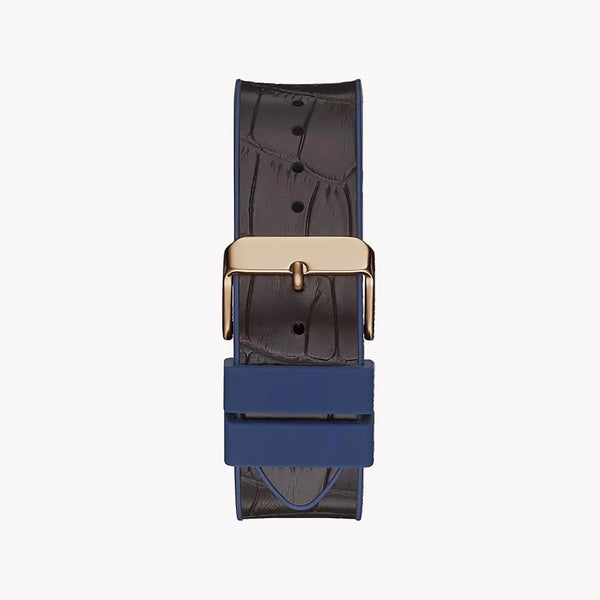 Guess Men's Rose Gold Watch, Brown Leather | Gw0386g2 by i-watch