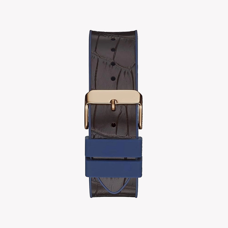 Guess Men's Rose Gold Watch, Brown Leather | Gw0386g2 by i-watch