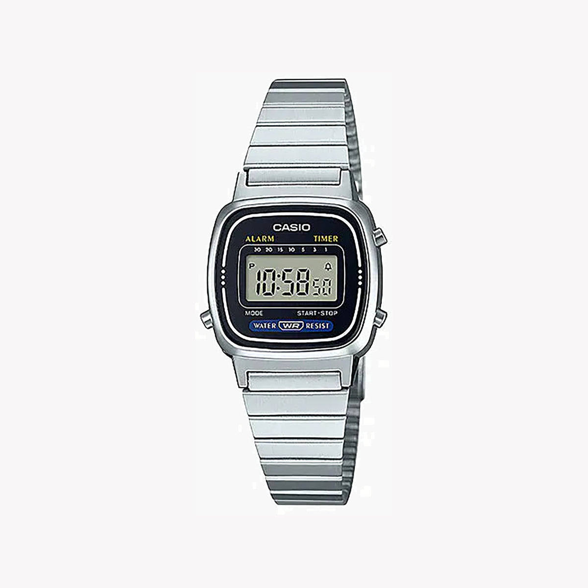 CASIO LA670WD-1DF - SPORTY ELEGANCE FOR AN ACTIVE LIFESTYLE Women's Stainless Steel Digital Watch