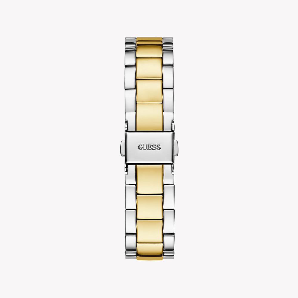 Guess Women's Gold/Silver Watch, White Dial | Gw0308l6 by i-watch