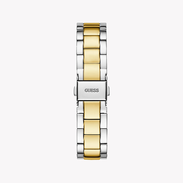 Guess Women's Gold/Silver Watch, White Dial | Gw0308l6 by i-watch