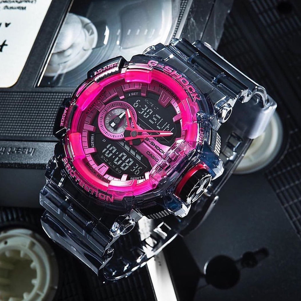 CASIO G-SHOCK GA-400SK-1A4DR - BOLD ADVENTURER MEN'S WATCH with Black Resin Band & Digital Dial-i-Watch-4