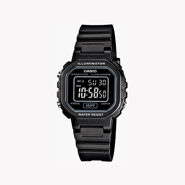 Casio Unisex Black Resin Watch, Digital Display | La-20wh-1bdf by i-watch