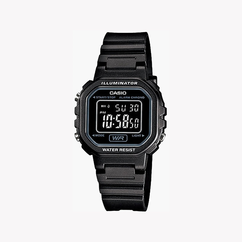 Casio Unisex Black Resin Watch, Digital Display | La-20wh-1bdf by i-watch