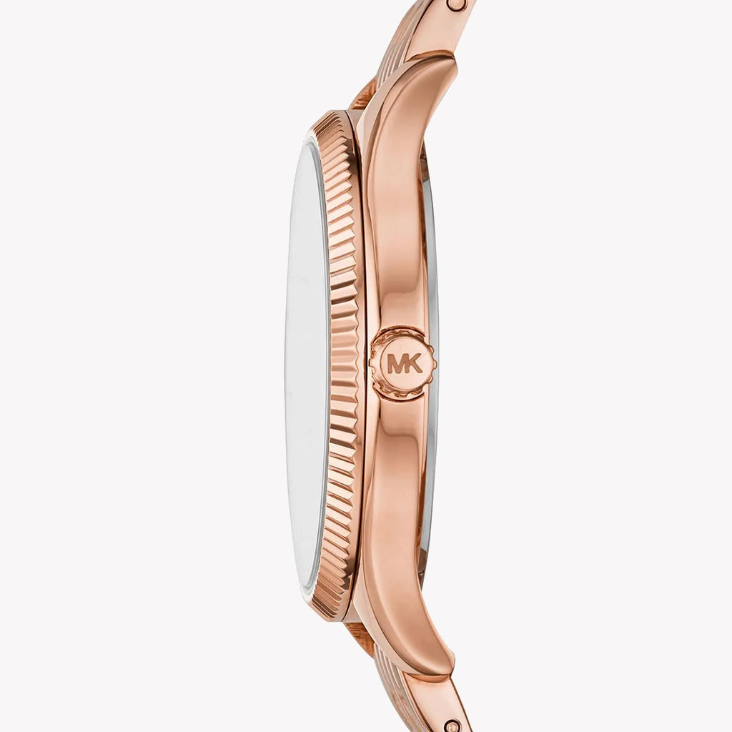 MICHAEL KORS MK6641 CHIC ALLURE - SOPHISTICATED ROSE GOLD WOMEN'S WATCH WITH WHITE DIAL-i-Watch-2
