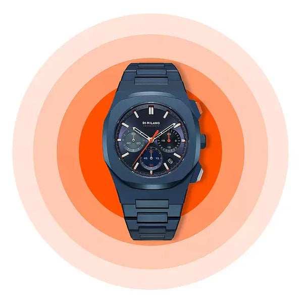 D1 MILANO Men's Blue Stainless Steel Watch, Blue Dial | D1-CHBJ12 by i-watch
