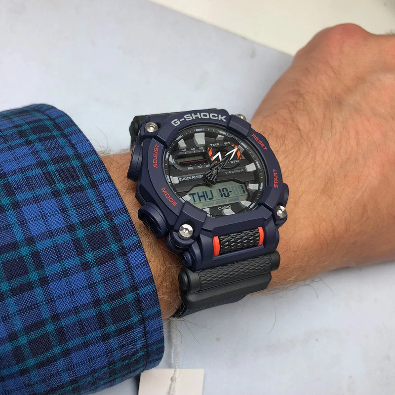 G-Shock Men's Blue & Black Resin Watch, 200m Water Resistant | Ga-900-2adr by i-watch