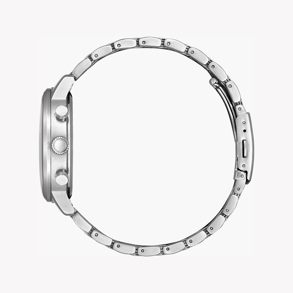 CITIZEN CA7060-88L ELEGANCE - MENS ECO-DRIVE CHRONOGRAPH TIMEPIECE WITH BLUE DIAL & STAINLESS STEEL BAND-i-Watch-4