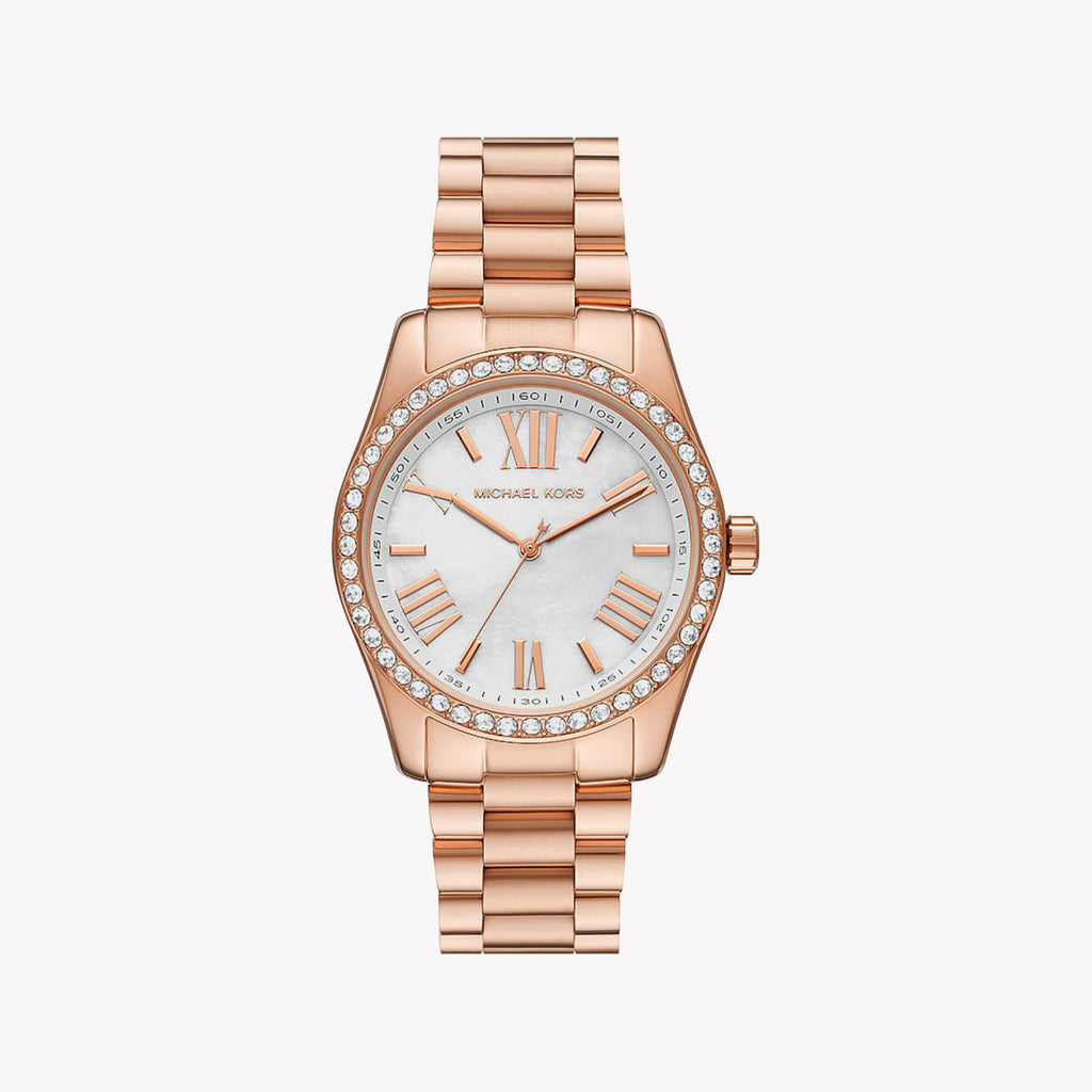 MICHAEL KORS MK1088SET - ROSE GOLD SOPHISTICATION WOMEN'S WATCH WITH WHITE DIAL