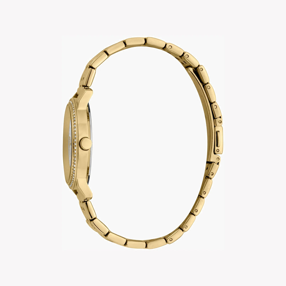 Esprit Women's Gold Stainless Steel Watch, Silver Dial | Es1l123m0015 by i-watch