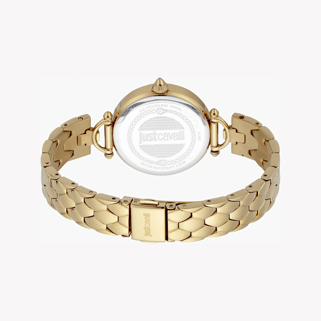 JUST CAVALLI Women's Watch with Gold Stainless Steel Case and Gold Stainless Steel Band-i-Watch-3