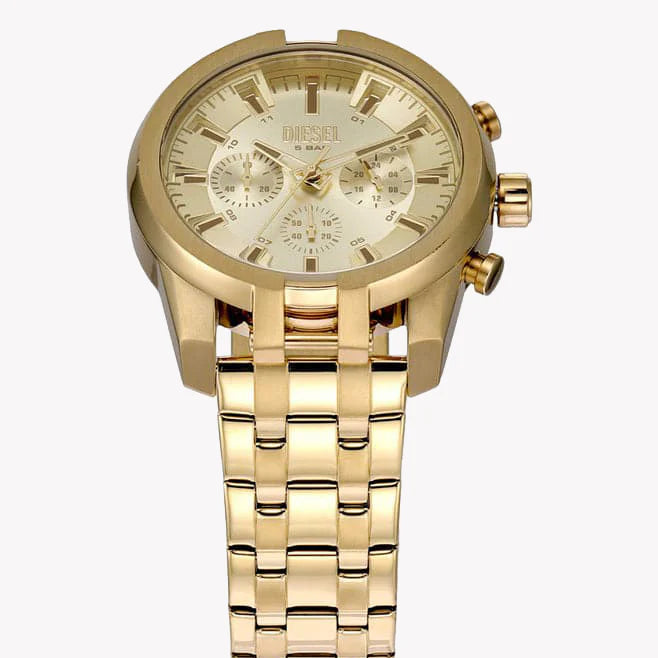 Diesel Men's Gold Stainless Steel Watch, Gold Dial | Dz4623 by i-watch