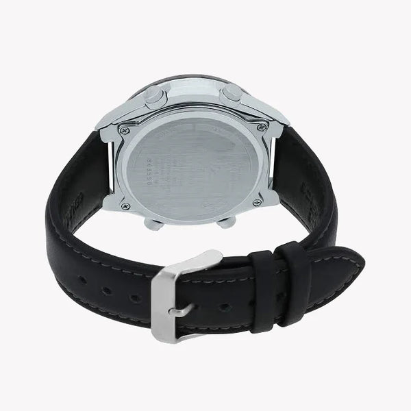 Casio Edifice Era-110bl-1avdf - Chic & Robust Men's Watch With Leather Band & Black Dial by i-watch